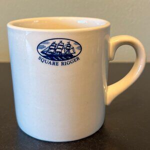 LAND’S END Square Rigger Sailing Ship Restaurant Ware Mug ~ Made in England